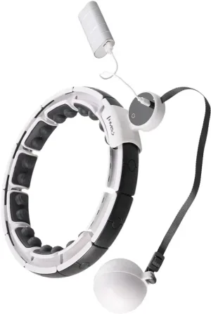 Abisal HHM16 hula hop alb cu magneți și greutate + ...