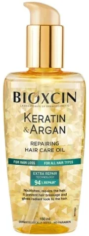 Bioxcin Keratin & Argan Regenerating Hair Oil 150 ml — preț și oferte