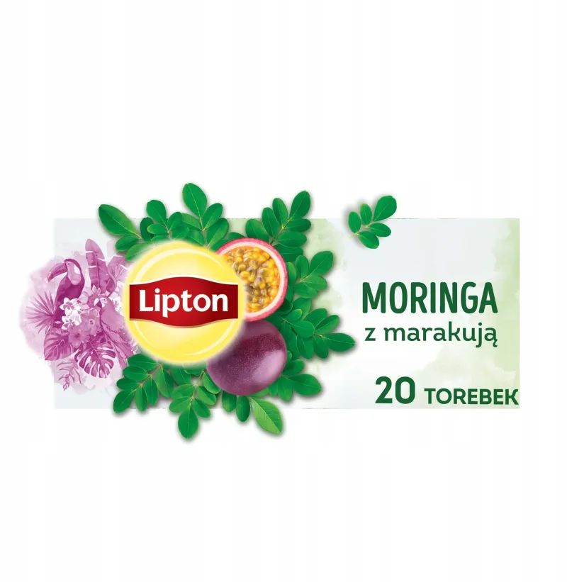 Lipton Moring Ceai de plante cu fructul pasiunii 20 pliculețe — preț și oferte