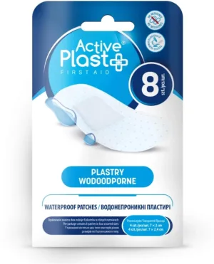 ActivePlast Primul ajutor Tencuieli impermeabile 8 bucăți