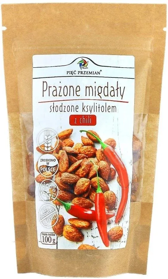 Five Transformations Migdale prăjite cu xilitol și chilli 100 g — preț și oferte