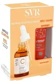 SVR Ampoule [C] Anti-OX Serum + Blur SUN Secure SPF ... — preț și oferte