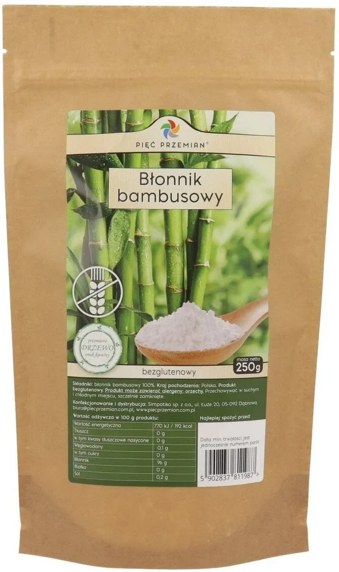 Cinci transformări Fibră de bambus 250 g — preț și oferte