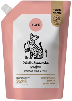 YOPE White Lavender Grapefruit Reîncărcare săpun lichid 600 ml