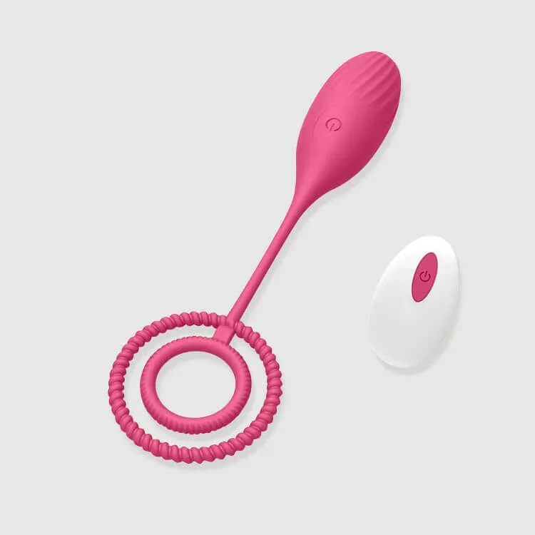 Sexopolis My Remote Play Ribbed Silicone Remote Controlled Bullet VIbrator With Handle - Roz — preț și oferte
