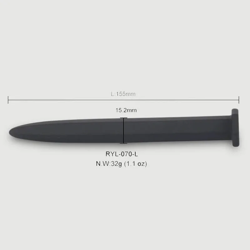 Sunet uretral din silicon 152 x 30 mm - negru — preț și oferte