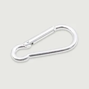 Conector metalic Snap Hook - argintiu