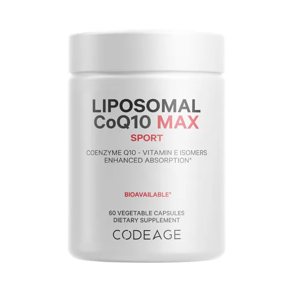 CodeAge Liposomal CoQ10 Max, Coenzima Q-10 Lipozomala, General Nutrition Corp | 60 cps — preț și oferte