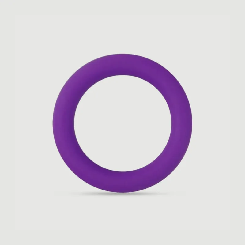 Inel pentru penis din silicon mediu pentru bărbați - violet — preț și oferte