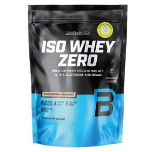 BioTech USA Iso Whey Zero Cookies Cream proteine cu aromă de ...