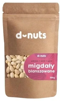 D-nuts Migdale albite 500 g — preț și oferte