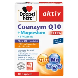 Coenzima Q10 Extra + Magneziu, Doppelherz Aktiv | 30 capsule