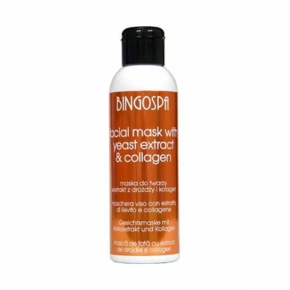 Mască de față BINGOSPA extract de drojdie și colagen 150 g — preț și oferte