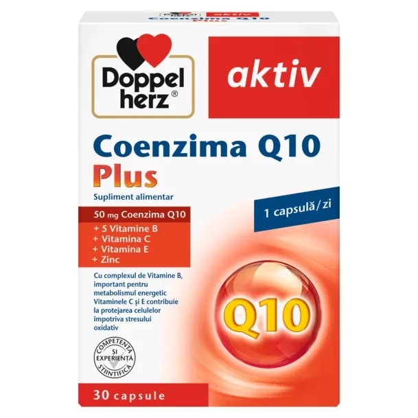 Coenzimaa Q10 Plus, Doppelherz Aktiv | 30 capsule QUEISSER PHARMA — preț și oferte