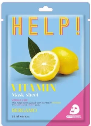 Bergamo Help Mască de foi revitalizantă cu vitamine ...