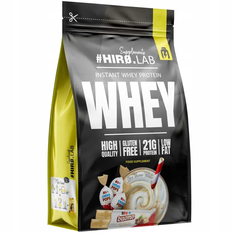 HIRO.LAB Instant Whey Protein Supliment proteic aromă kinder ... — preț și oferte