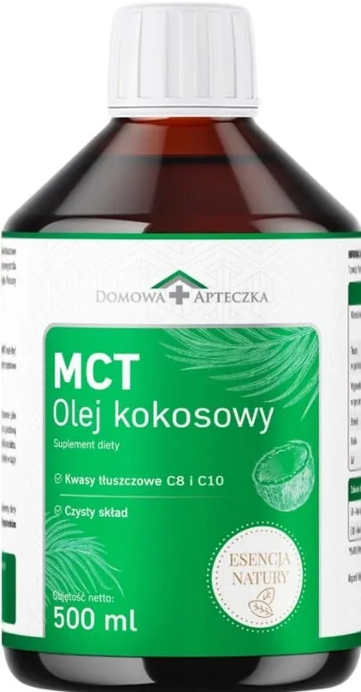 Acasă Farmacie MCT Ulei de nucă de cocos 500 ml — preț și oferte