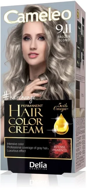 DELIA CAMELEO Omega II 9.11 Vopsea de păr blond înghețat