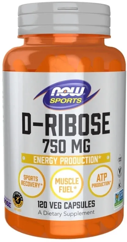 Now Foods D-Ribose 750 mg D-Ribose 120 capsule — preț și oferte