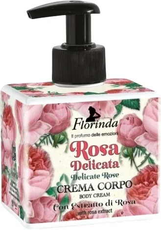 Cremă de corp și mâini FLORINDA trandafir delicat 300 ml — preț și oferte