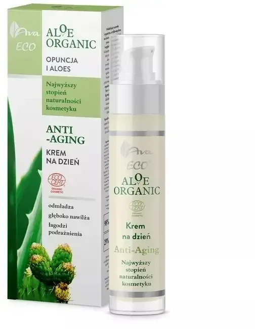 AVA ECO ALOE ORGANIC Cremă de zi anti-îmbătrânire 50ml — preț și oferte