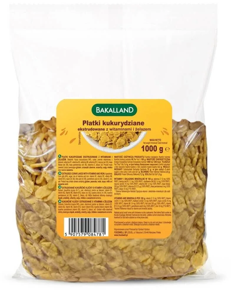 Bakalland Cornflakes 1 kg — preț și oferte
