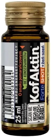 Olimp KofAktin Forte Shot+Ginseng aromă de portocale 25 ...