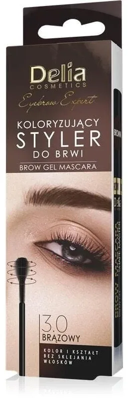 DELIA Eyebrow Expert Styler 3.0 Brown 11 ml Delia Cosmetics — preț și oferte