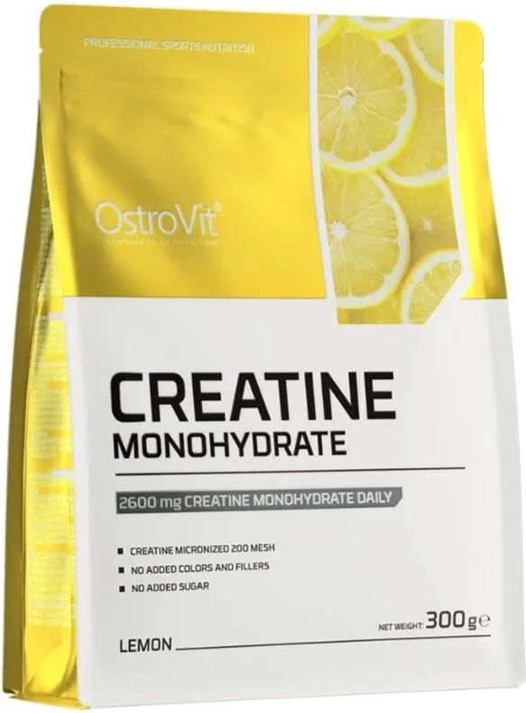 OstroVit Creatină Monohidrat lămâie, 300 g — preț și oferte