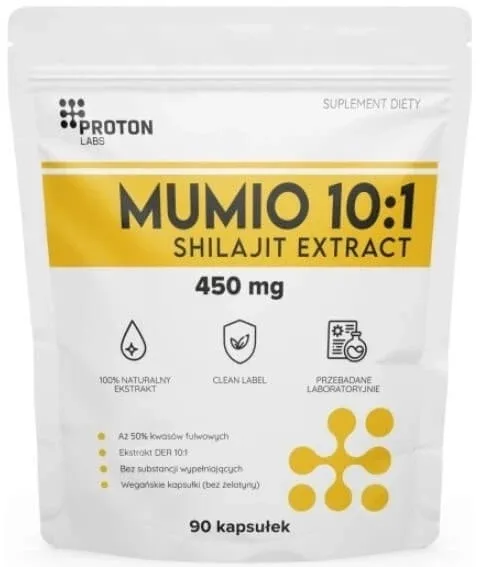 Proton Labs Mumio 450 mg Shilajit Extract 10:1 90 capsule — preț și oferte