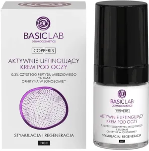 BasicLab Copperis Active lifting crema de noapte sub ...