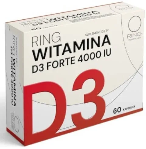 Ring Vitamina D3 Forte 4000 UI 60 capsule — preț și oferte