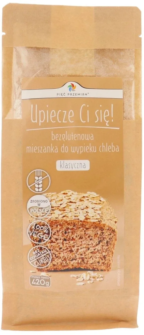Cinci transformări Mix de pâine fără gluten clasic 420 ... — preț și oferte