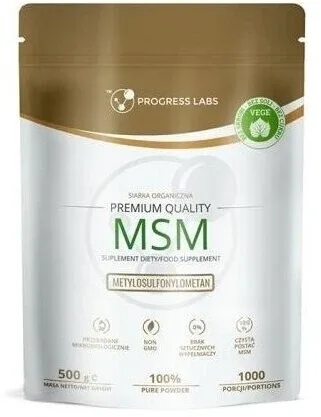 PROGRESS LABS MSM Sulf organic 500 g — preț și oferte