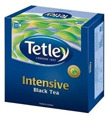 TETLEY Intensive Black Tea 100 pungi — preț și oferte