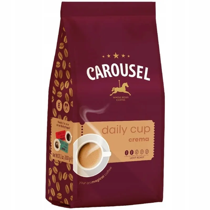 Carousel Daily Cup Crema boabe de cafea 1 kg — preț și oferte