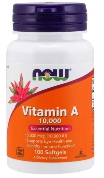 Now Foods Vitamina A 1000 UI 100 capsule — preț și oferte
