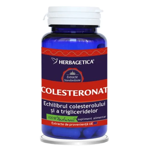 Colesteronat, Herbagetica | 60 capsule — preț și oferte