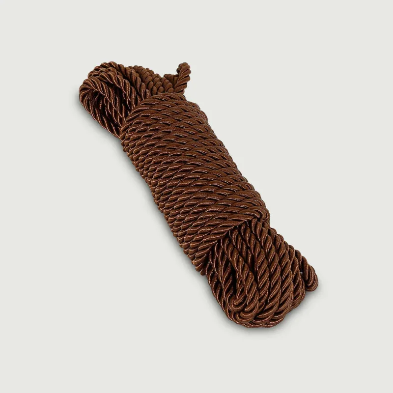 Frânghie Bondage din poliester 10 m - maro — preț și oferte