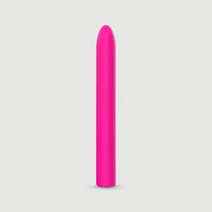 Classic Baby Slim 10 funcții Vibrator clasic din silicon - Fuchsia