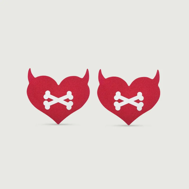 Capac de unică folosință pentru mamelon Devil Heart — preț și oferte