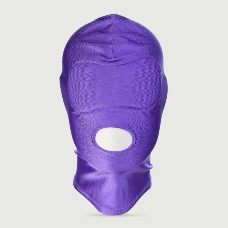 Glugă cu cap complet mediu cu deschidere pentru gură - violet — preț și oferte