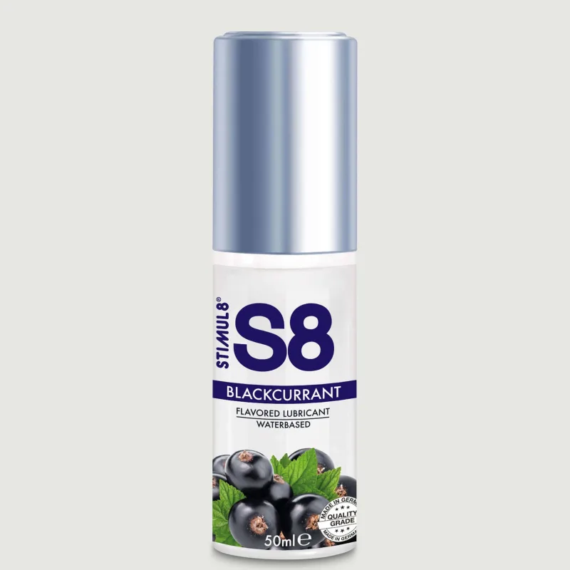 S8 Lubrifiant pe bază de apă cu aromă de coacăze negre - 50 ml — preț și oferte