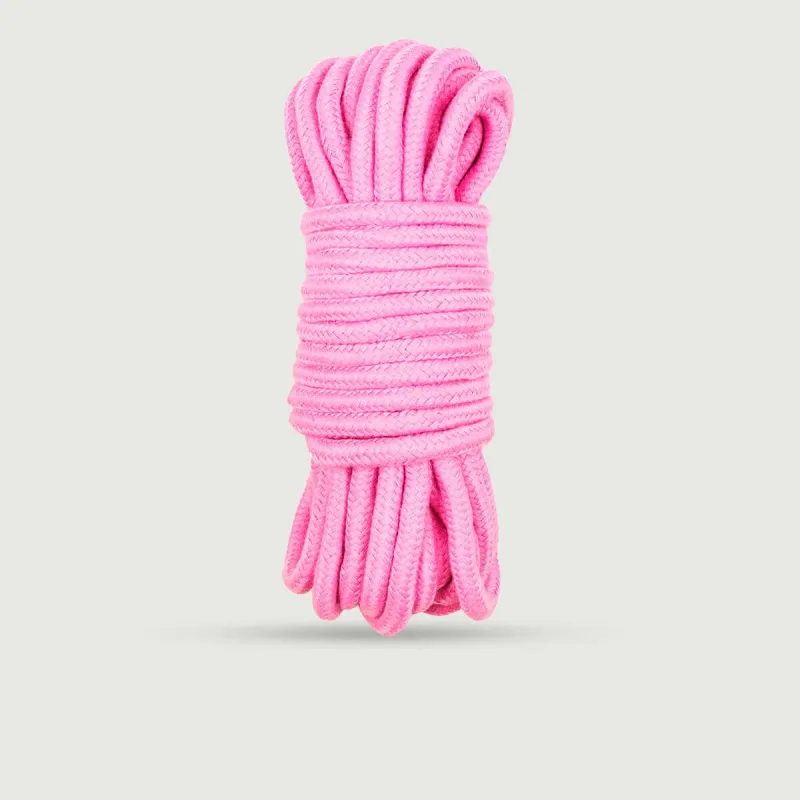 Frânghie Shibari Bondage cu țesătură moale 10 m - roz — preț și oferte