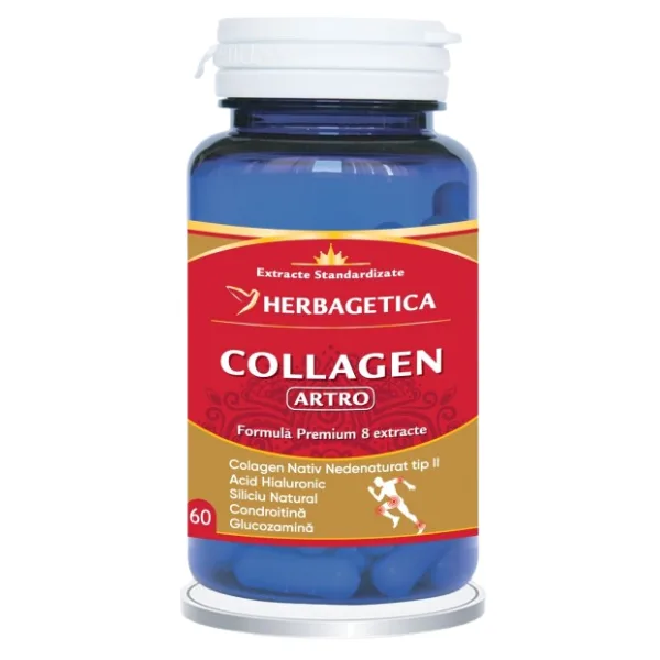 Collagen Artro, Herbagetica | 60  capsule — preț și oferte
