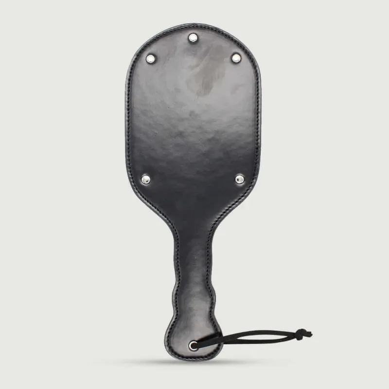 Domme Series Paletă curbată cu știfturi metalice și curea de încheietură - negru — preț și oferte