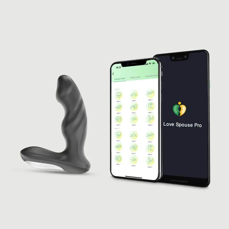 Prostate Bouncer Vibrator de masaj prostatic din silicon bazat pe aplicații - negru — preț și oferte