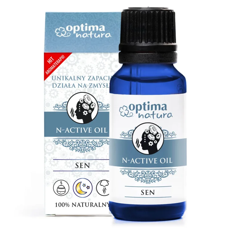 Optima Natura N-Active Oil Sleep, amestec de uleiuri esențiale naturale, 20 ml — preț și oferte