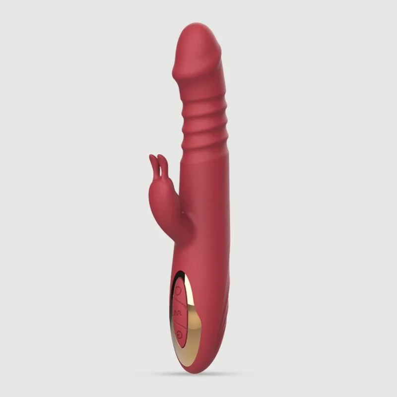 Vibrator Vegas din silicon cu vârful Bulge - roșu — preț și oferte