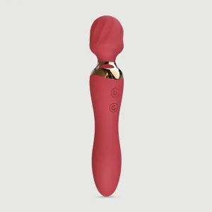 Vibro-Wall Premium silicon masaj stimulator de perete și vibrator 2 în 1 - roșu